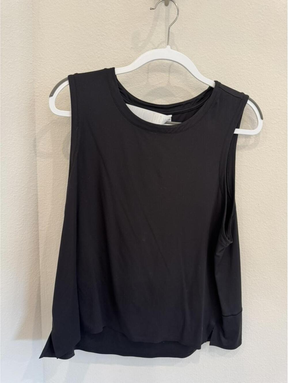 Rhone Black Sleeveless Athletic Tank Top XL